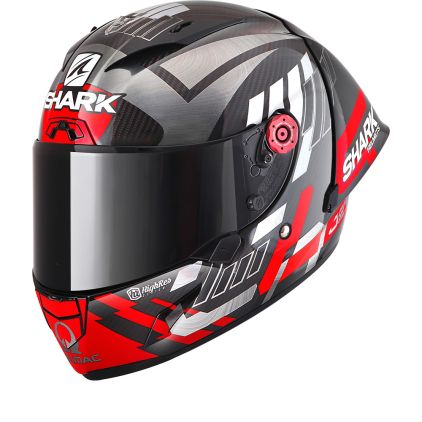Shark Race-R Pro Gp 06 Replica Zarco Winter Test Carbon Chrom Red