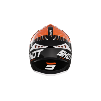 Shot Helmet Lite Fury Black Neon Orange Glossy - Chromeburner Shot Helmet Lite Fury Black Neon Orange Glossy - Chromeburner