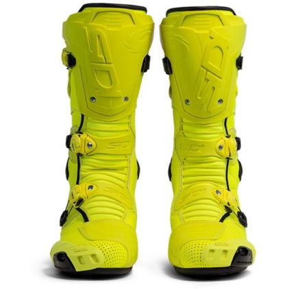 Sidi Mag-1 Air Fluo Yellow Boots - Chromeburner