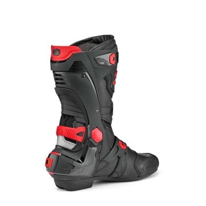 Sidi Rex AIR Boots Black Red - Chromeburner