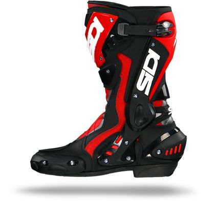 Sidi ST Black-Red Motorcycle Boots - Chromeburner
