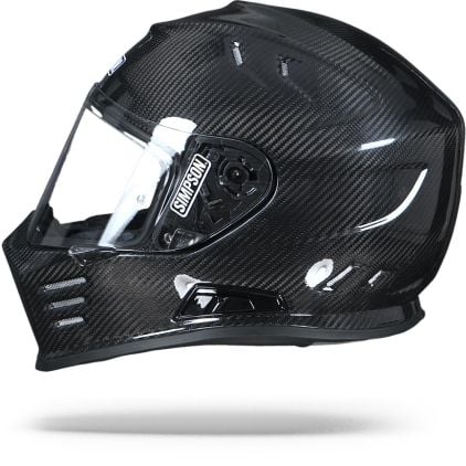 Simpson Venom Carbon Full Face Helmet - Chromeburner