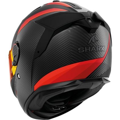 Shark Spartan GT Pro Dokhta Carbon Matt Black Red Full Face Helmet