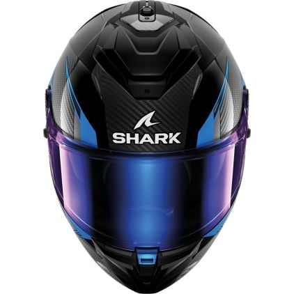 Shark Spartan GT Pro Kultram Carbon Black Blue Full Face Helmet