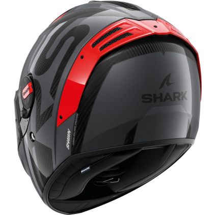 Shark Spartan RS Shawn Carbon Black Red Full Face Helmet