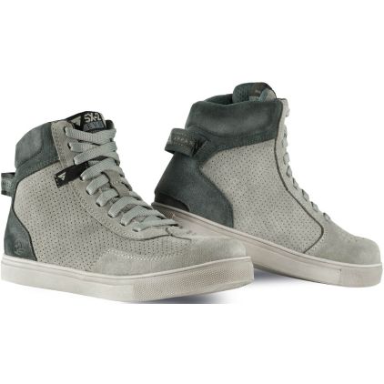 SHIMA SX-2 Evo Damen Grau Motorrad Schuhe Chromeburner