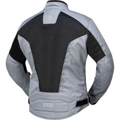 IXS Evo-Air Grey Black Textile Motorcycle Jacket - Chromeburner