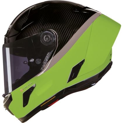 ノリノリ Nolan X-804 RS D.O.C. 347 Carbon Pulse Green Glossy Full Face