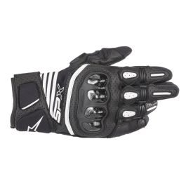 Alpinestars SP X Air Carbon V2 Black Motorcycle Gloves Chromeburner