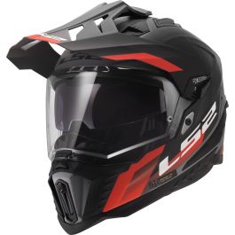 LS2 MX701 Explorer Hexa Enduro Helmet - Chromeburner