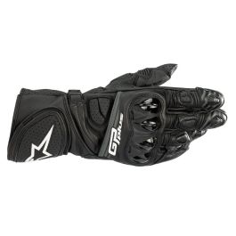 Alpinestars GP Plus R V2 Black Motorcycle Gloves - Chromeburner