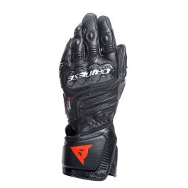 Dainese Carbon 4 Long Leather Gloves Black Black Black - Chromeburner