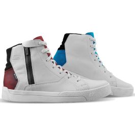 GAERNE G ROME GORE-TEX シューズ 39（25cm） Gaerne G-Rome GTX White Waterproof Motorcycle Shoes - Chromeburner