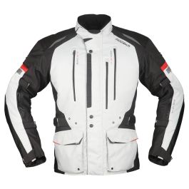 Modeka Jacket Striker II Grey Black - Chromeburner