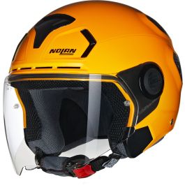 Nolan N30-4 T Classico 310 Orange Matt Jet Helmet - Chromeburner