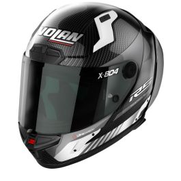 Nolan X-804 RS Ultra Carbon Hot Lap 012 Carbon White Full Face