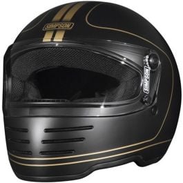 Simpson M62 Hondo Carbon Motorcycle Helmet - Chromeburner