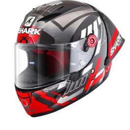 Shark Race-R Pro Gp 06 Replica Zarco Winter Test Carbon Chrom Red
