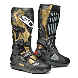 Sidi Atojo SRS Gold Camo Black Motorcycle Boots - Chromeburner