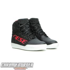 Dainese York D-WP Dark Carbon Red Motorcycle Shoes