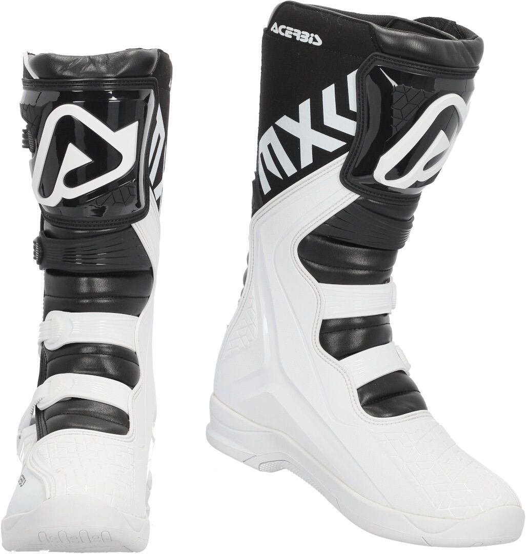 Acerbis X-Team 2025 White Black Motocross Boots - Chromeburner