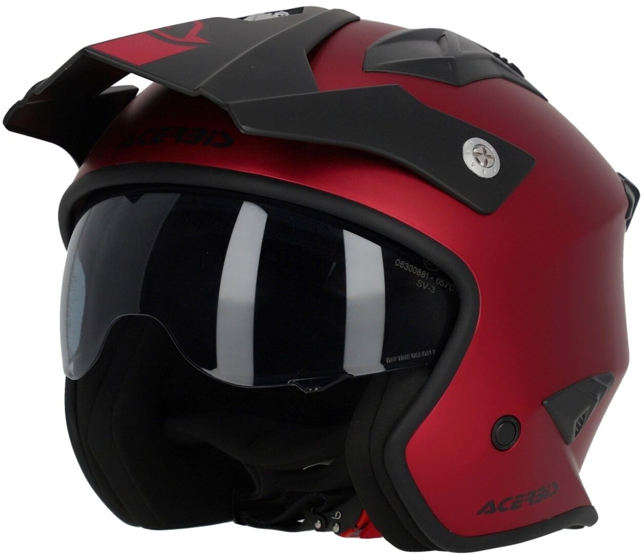 購入後室内試着VINTAGE SMALL JET HELMET size XXL JIEKAI New Enhanced Version Adult Motorcycle Modular Full
