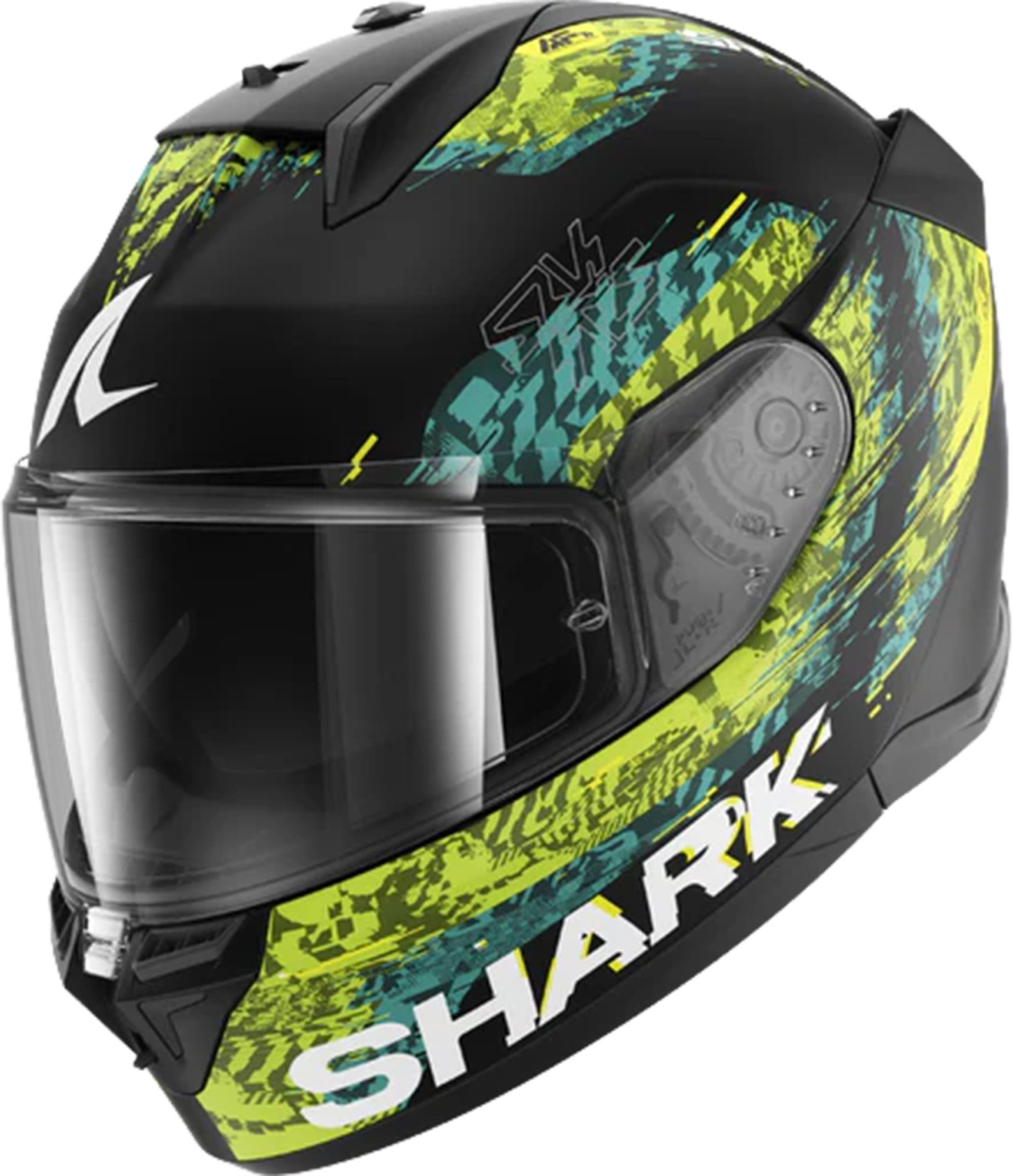 Shark D-Skwal 3 Speed-VIB Mat Helmet - Chromeburner