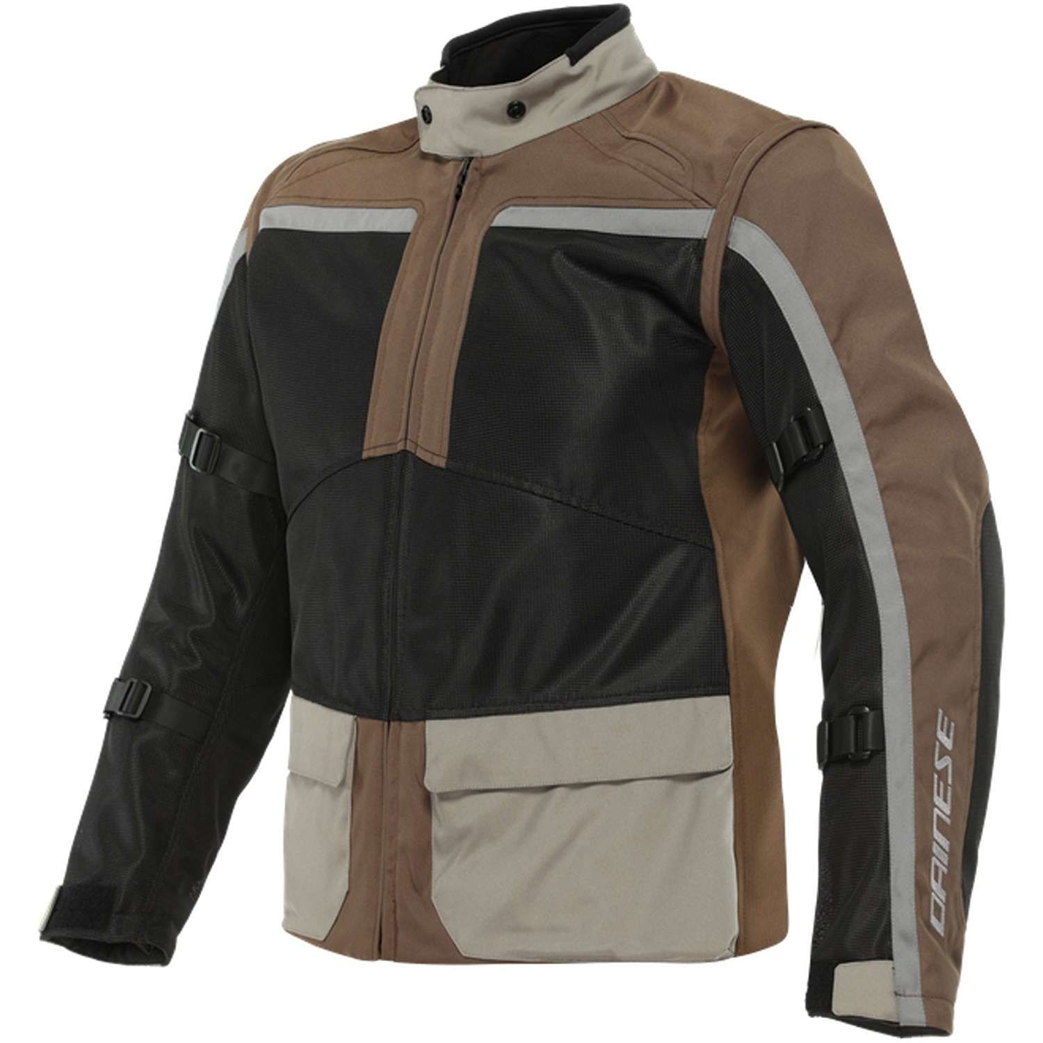Dainese Outlaw Tex Jacket Black Carafe Walnut Charcoal - Chromeburner