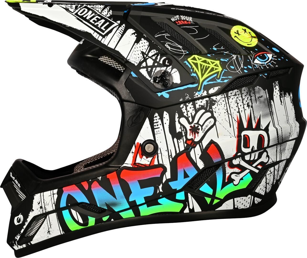O'NEAL Backflip Rancid Downhill Bicycle Helmet - Chromeburner