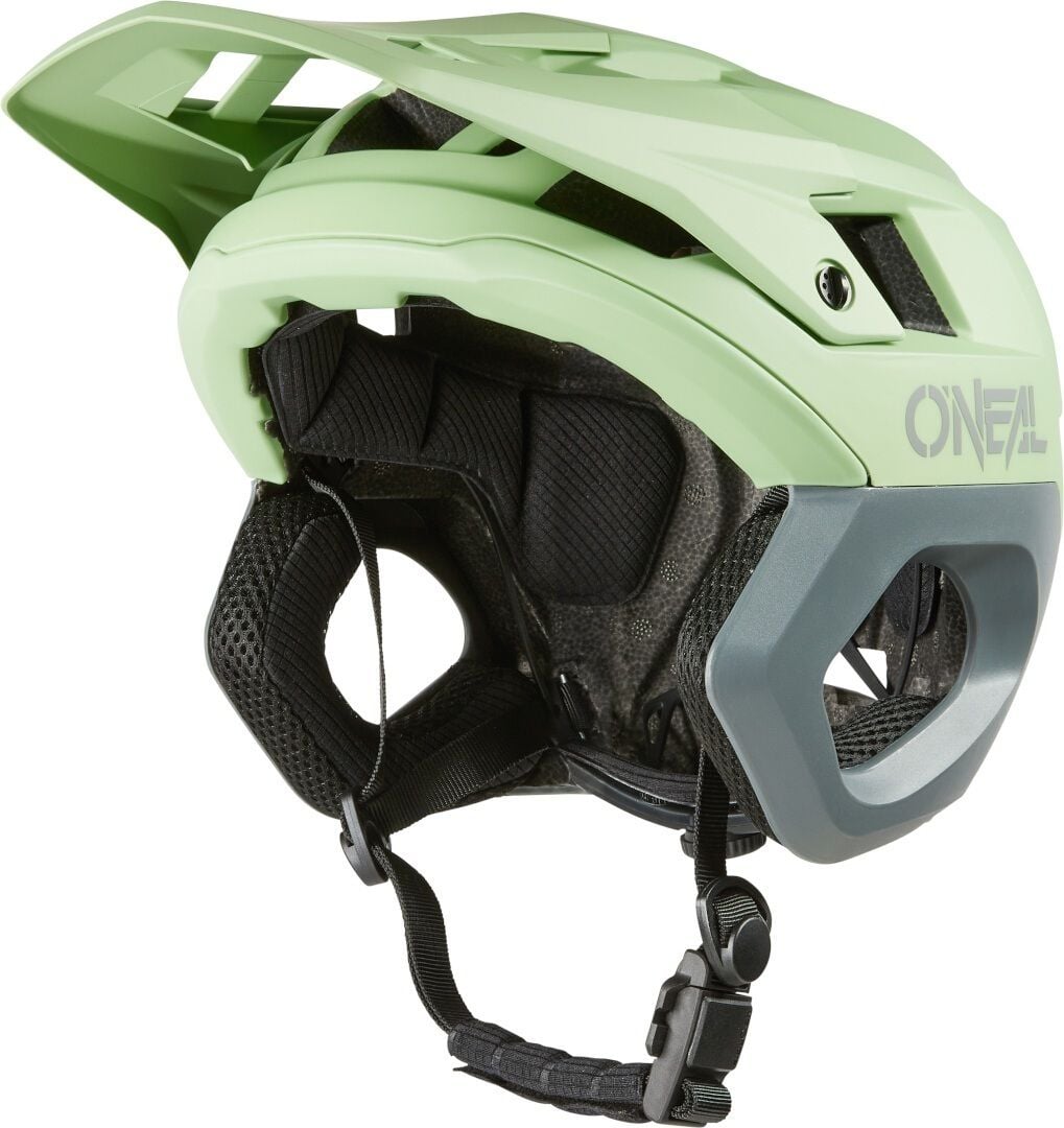 O'NEAL Trapper Solid Matt Green Bicycle Helmet - Chromeburner