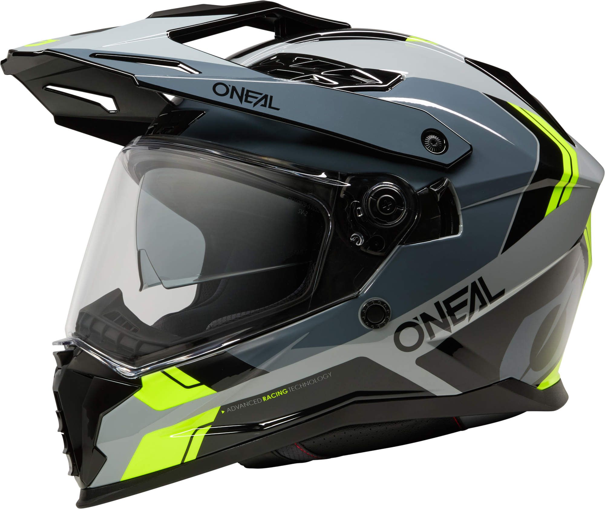 O'NEAL D-SRS Nomad Black Grey Yellow Full Face Adventure Helmet