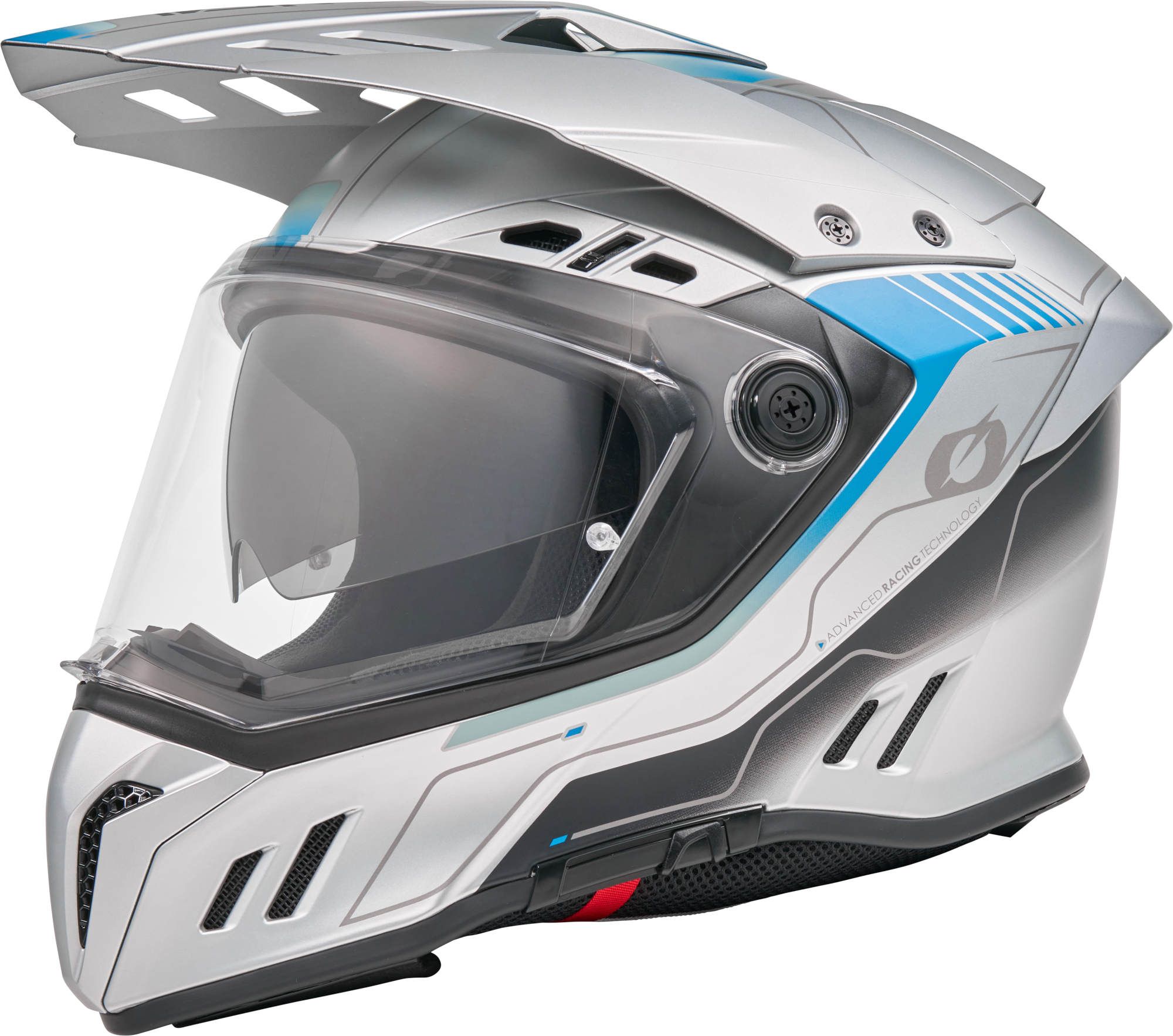 O'NEAL Sierra RS Echo Grey Blue Full Face Adventure Helmet