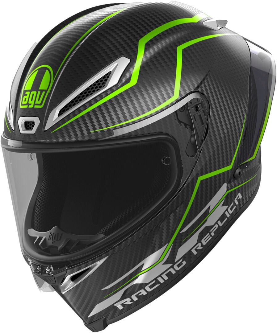 AGV Pista GP RR Performante Carbon Black Green Full Face Helmet