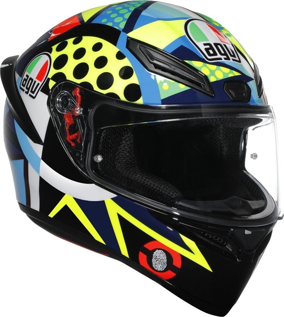 AGV K1 S Rossi Winter Test 2020 Casco Integral - Chromeburner