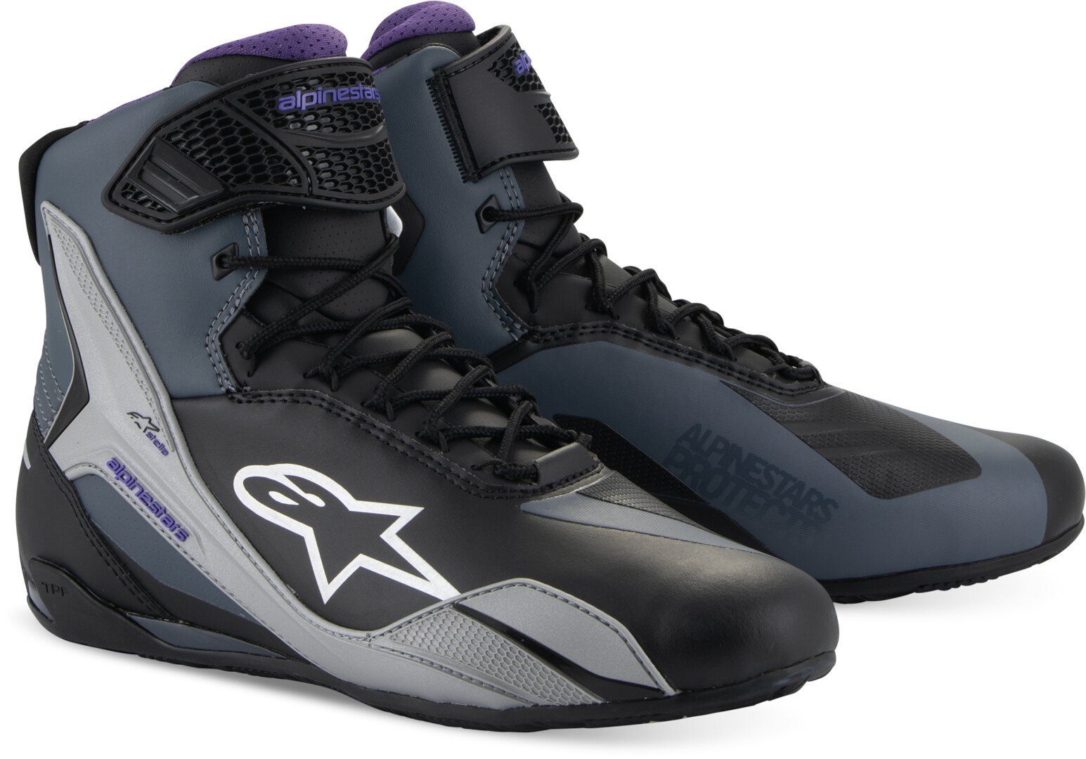 Alpinestars Stella Faster-4 Black Gray Violet Womens