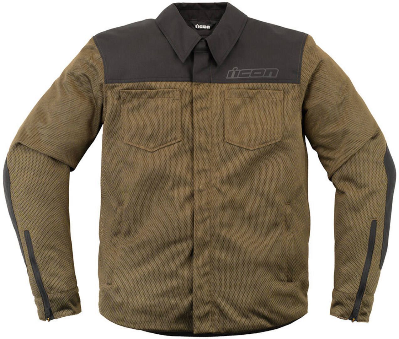 Icon Upstate Motocycle Mesh Textile Jacket - Chromeburner