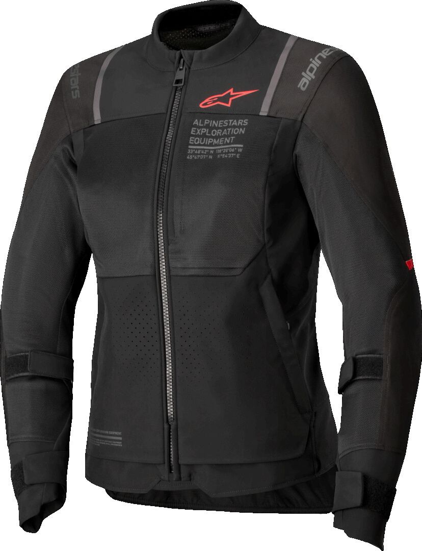 Alpinestars Stella Rox テキスタイル ジャケット Alpinestars Stella ST-2 Air Black Womens Motorcycle Jacket
