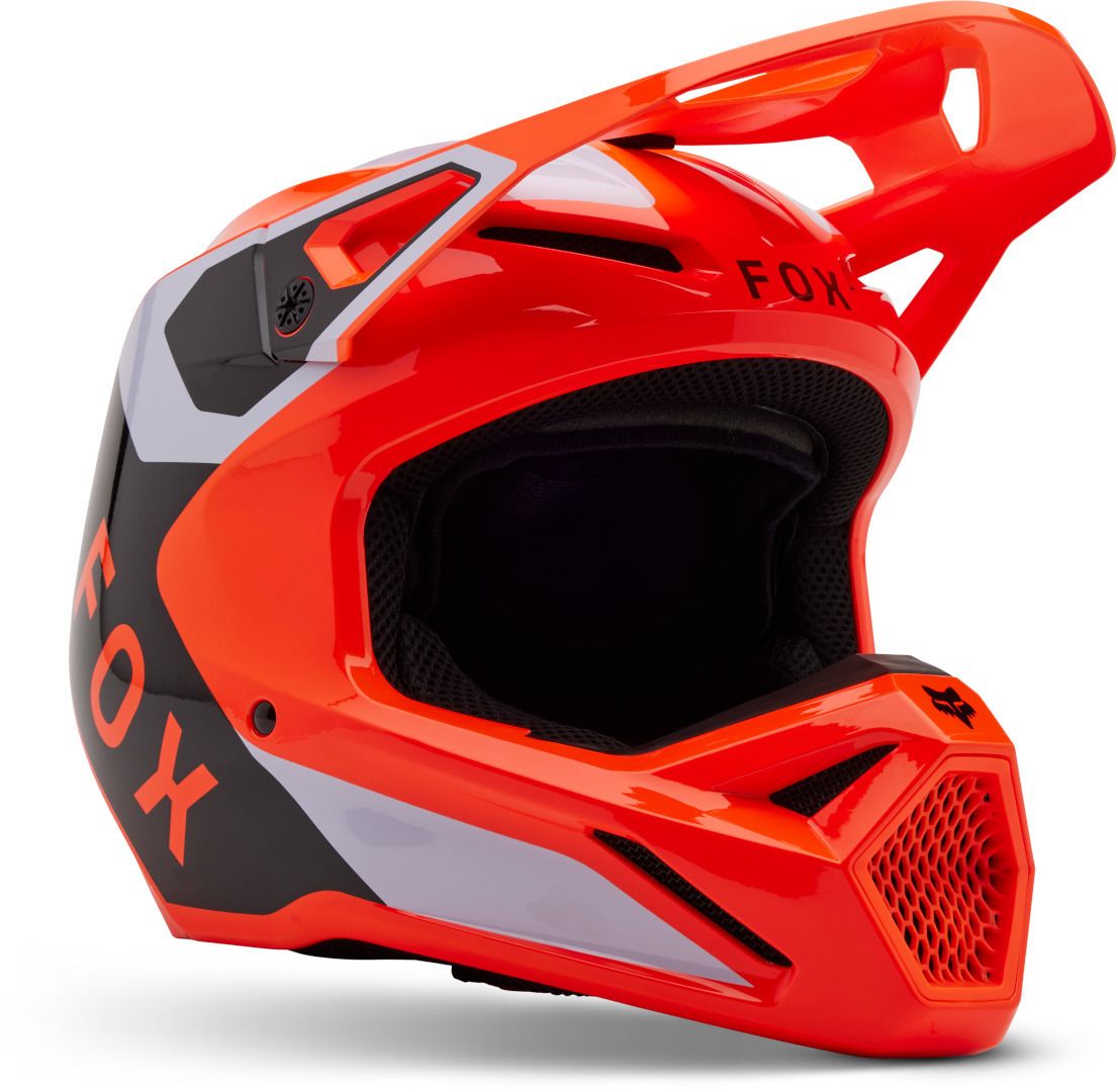 FOX V1 Lean MIPS Orange Motocross Helmet - Chromeburner