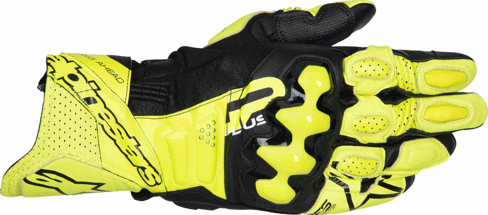 Alpinestars GP Plus R V3 Yellow Fluo Black Leather Motorcycle