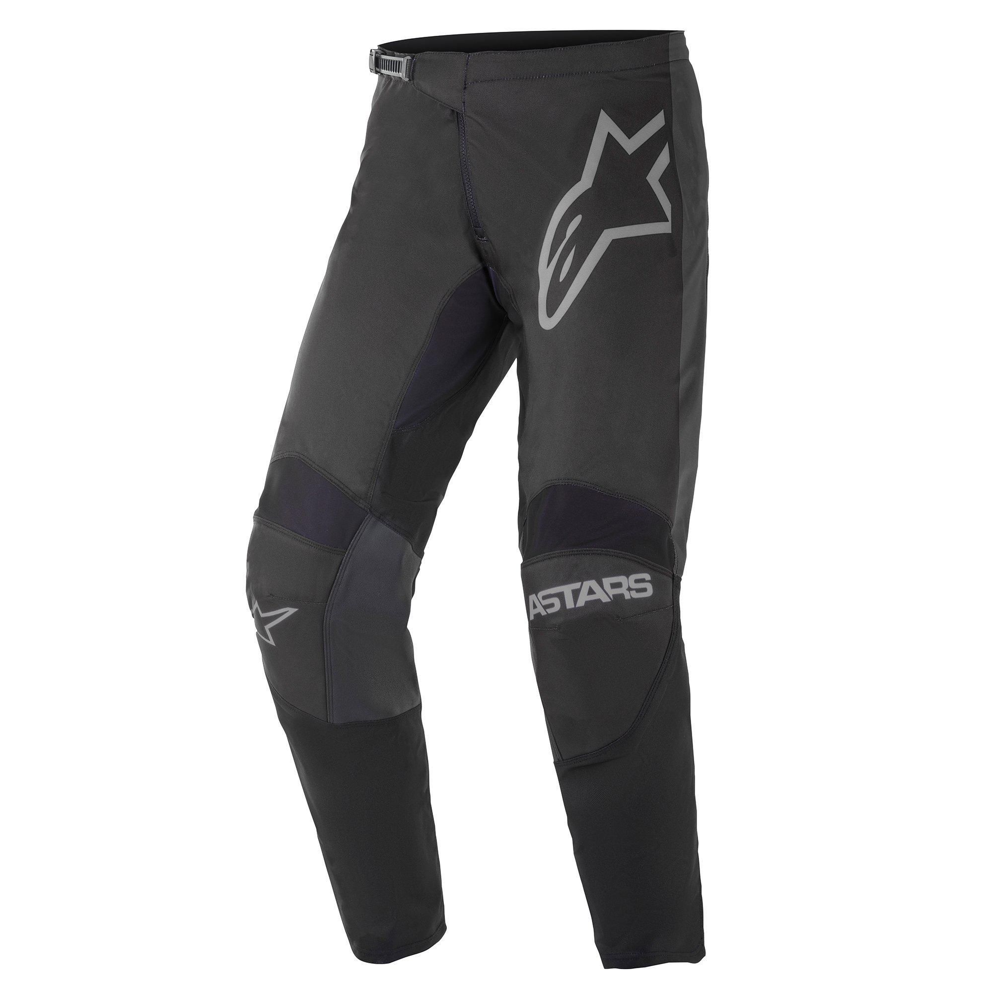 Alpinestars Fluid Graphite Black Dark Gray Motorcycle Pants - Chromeburner