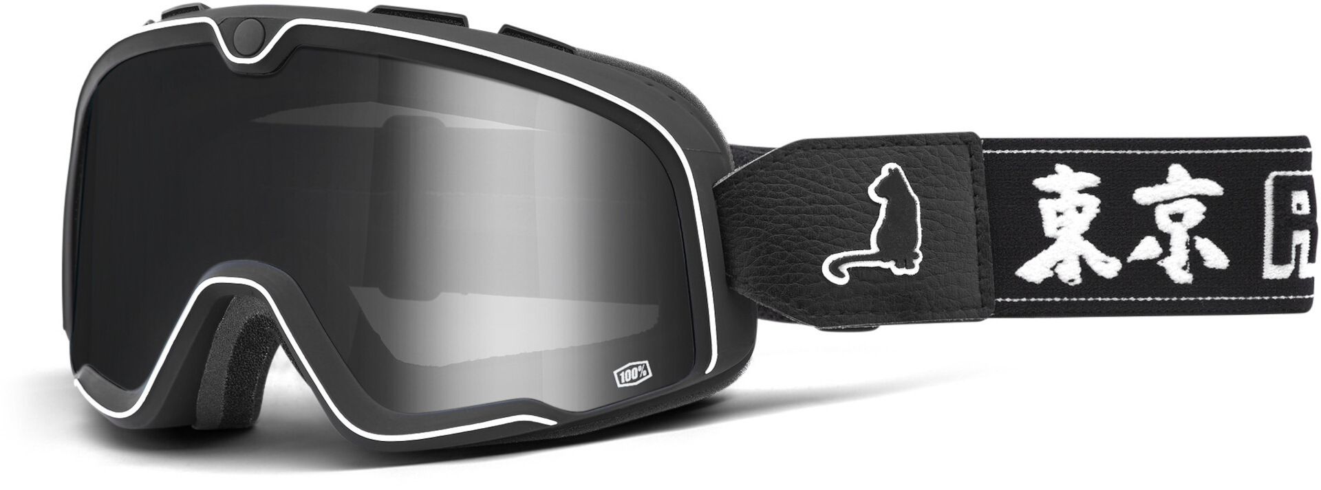 100% Barstow Roars Japan Motocross Goggles - Chromeburner