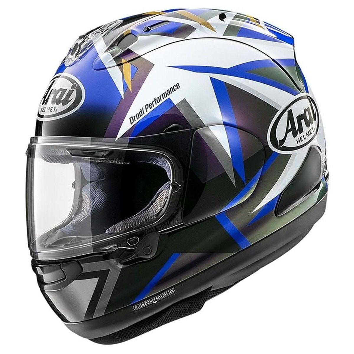 Arai RX-7V EVO Maverick Star Full Face Helmet - Chromeburner