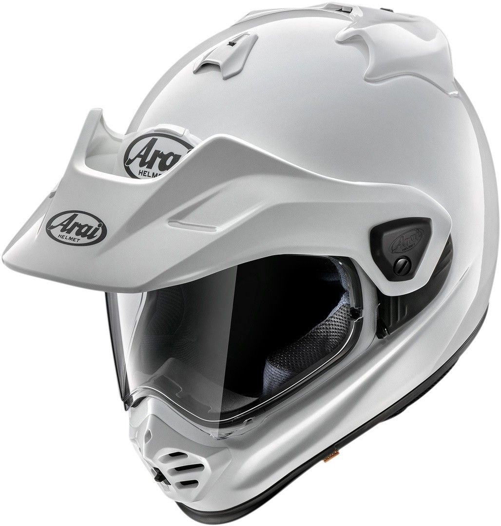 Arai TOUR-X5 White Adventure Helmet - Chromeburner