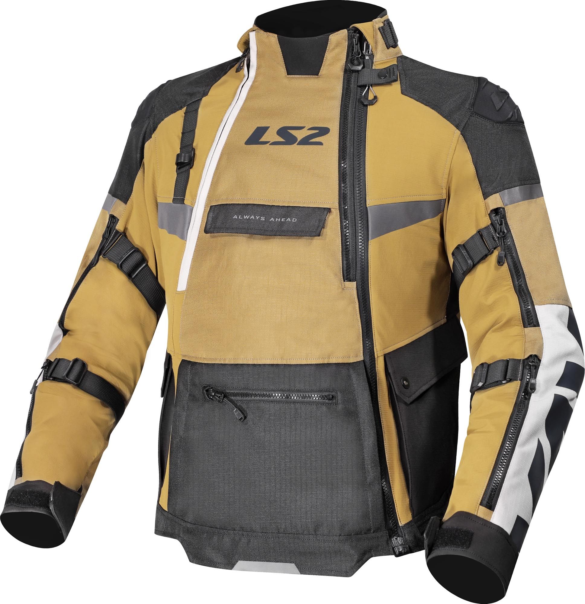 LS2 X-Master waterproof Motorcycle Textile Jacket - Chromeburner