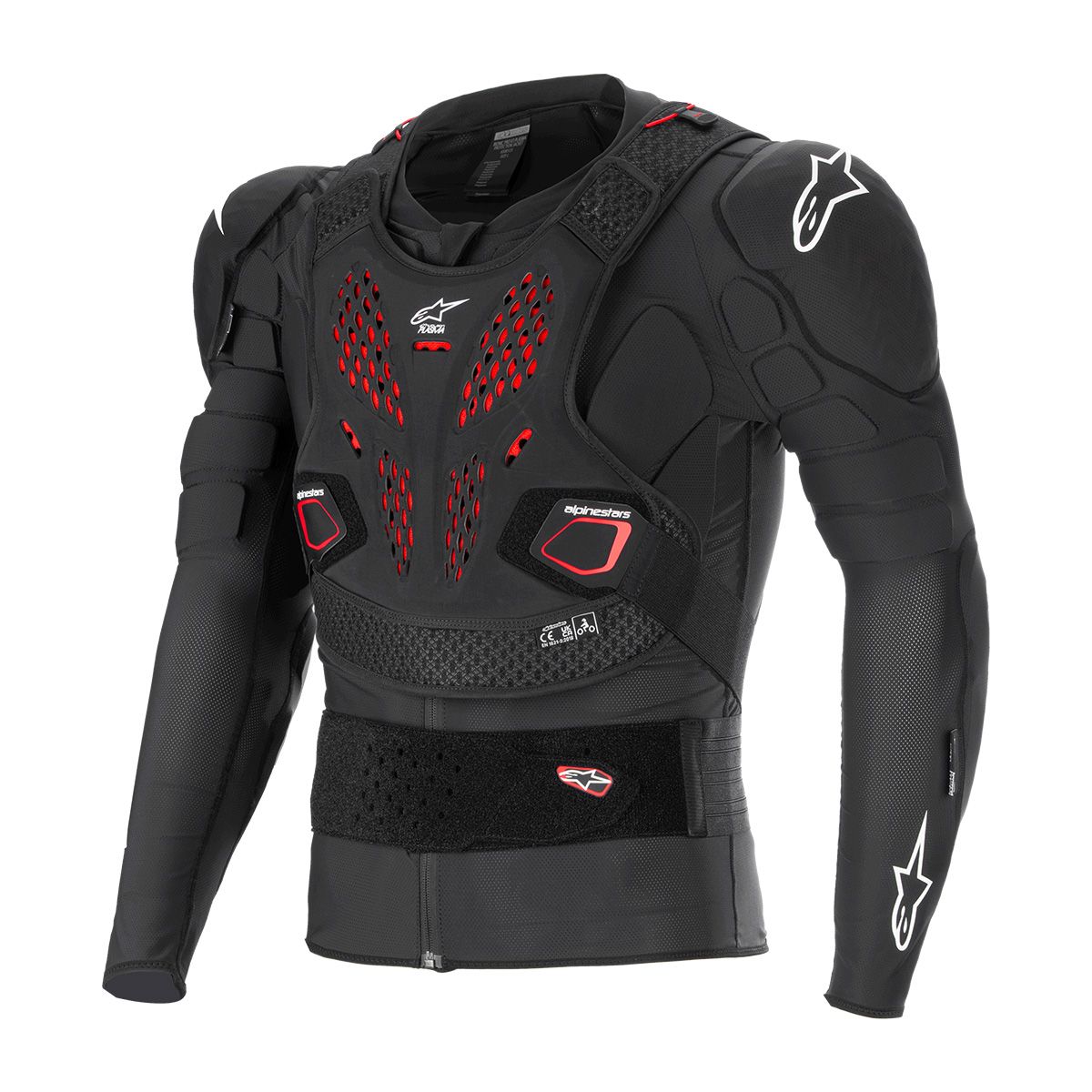 Alpinestars Bionic Pro V3 Plasma Protection Jacket Black Red White