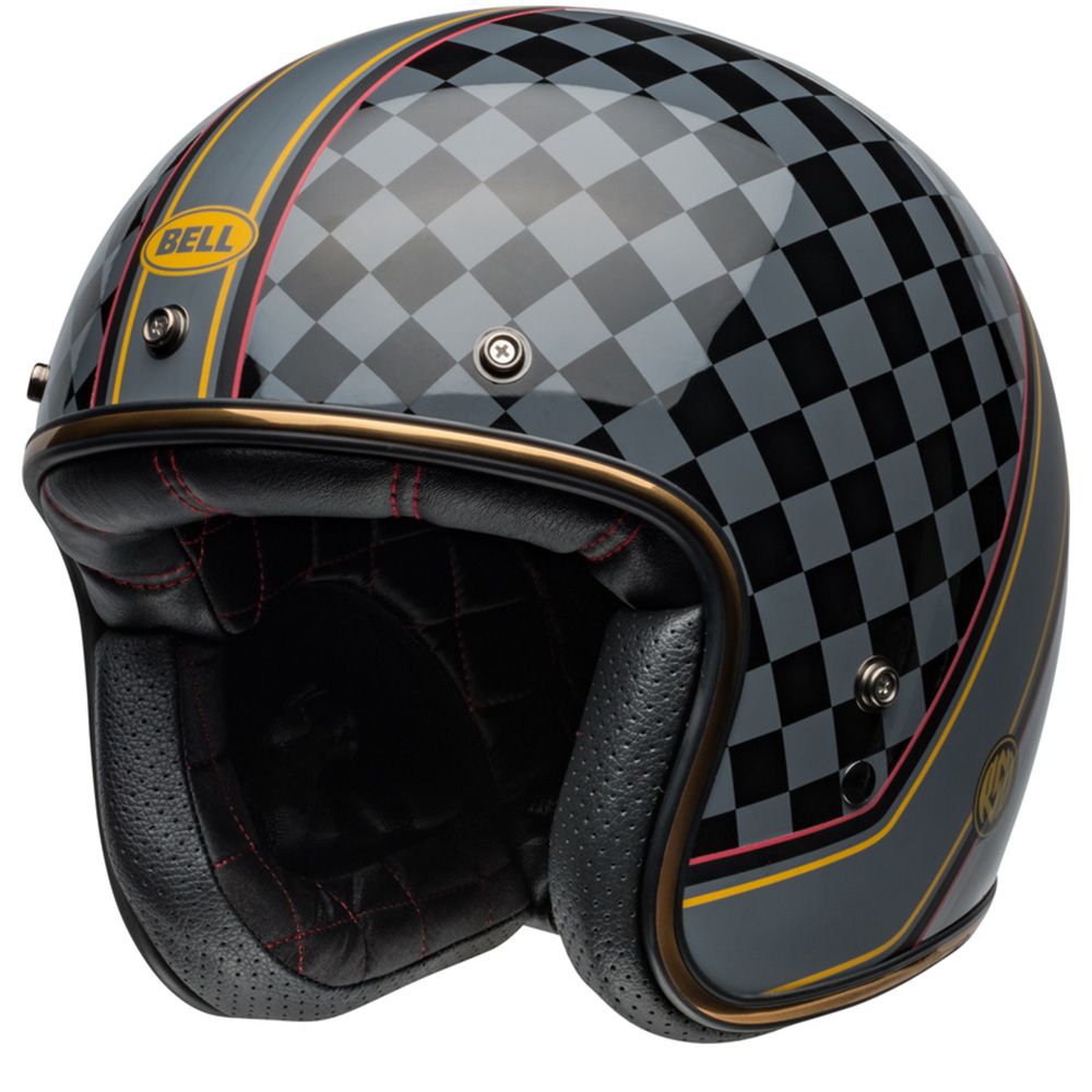 Bell Custom 500 RSD Wreakers Gloss Black Gold Jet Helmet