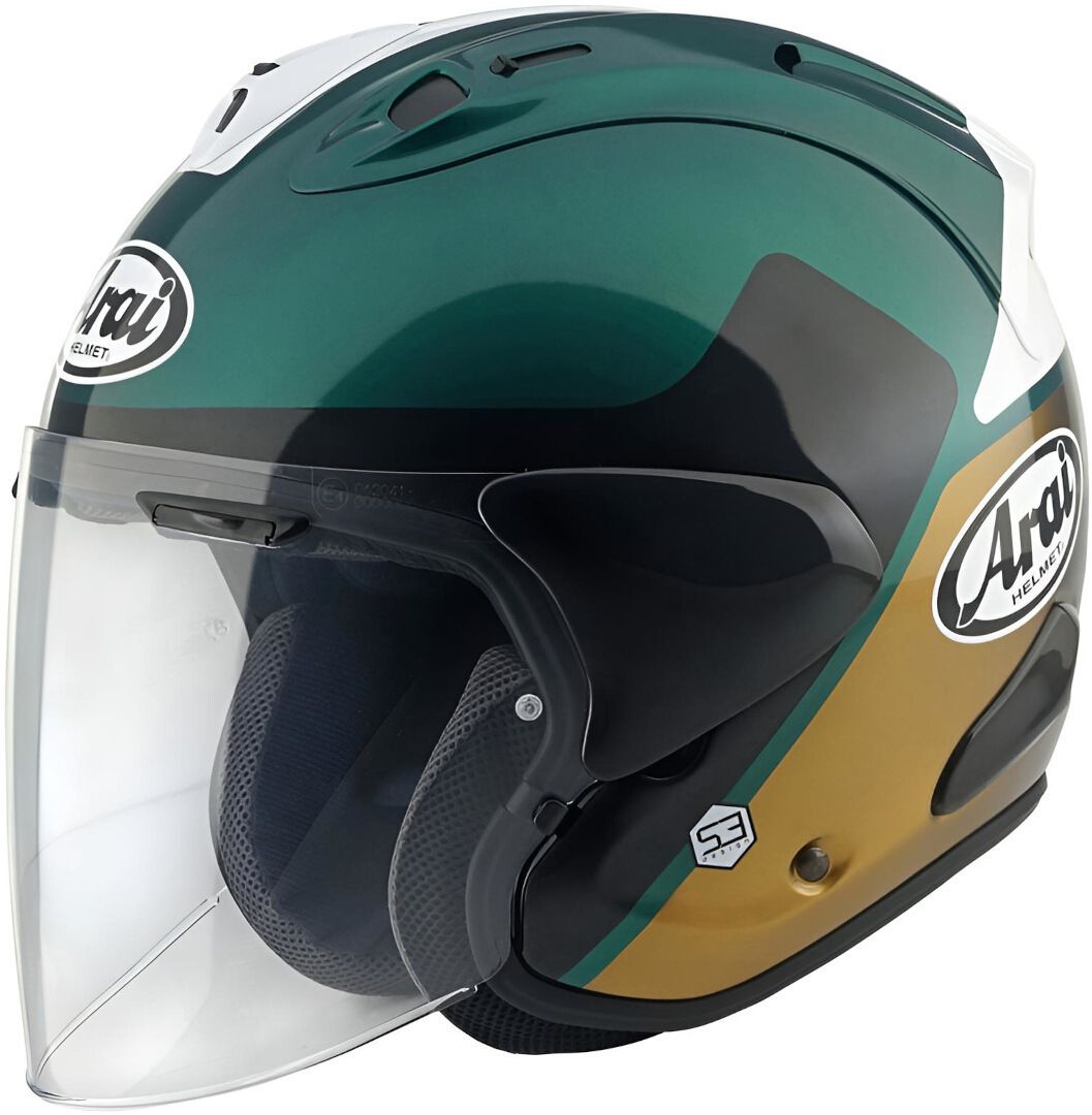 Arai SZ-R EVO Legante Jet Helmet - Chromeburner