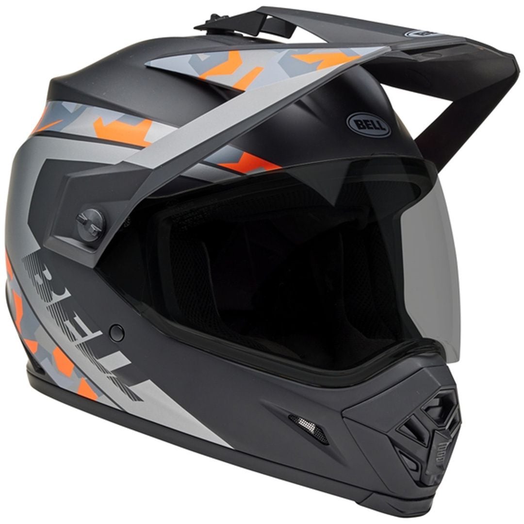 Bell MX-9 Adventure MIPS Enduro Grey Orange Full Face Adventure