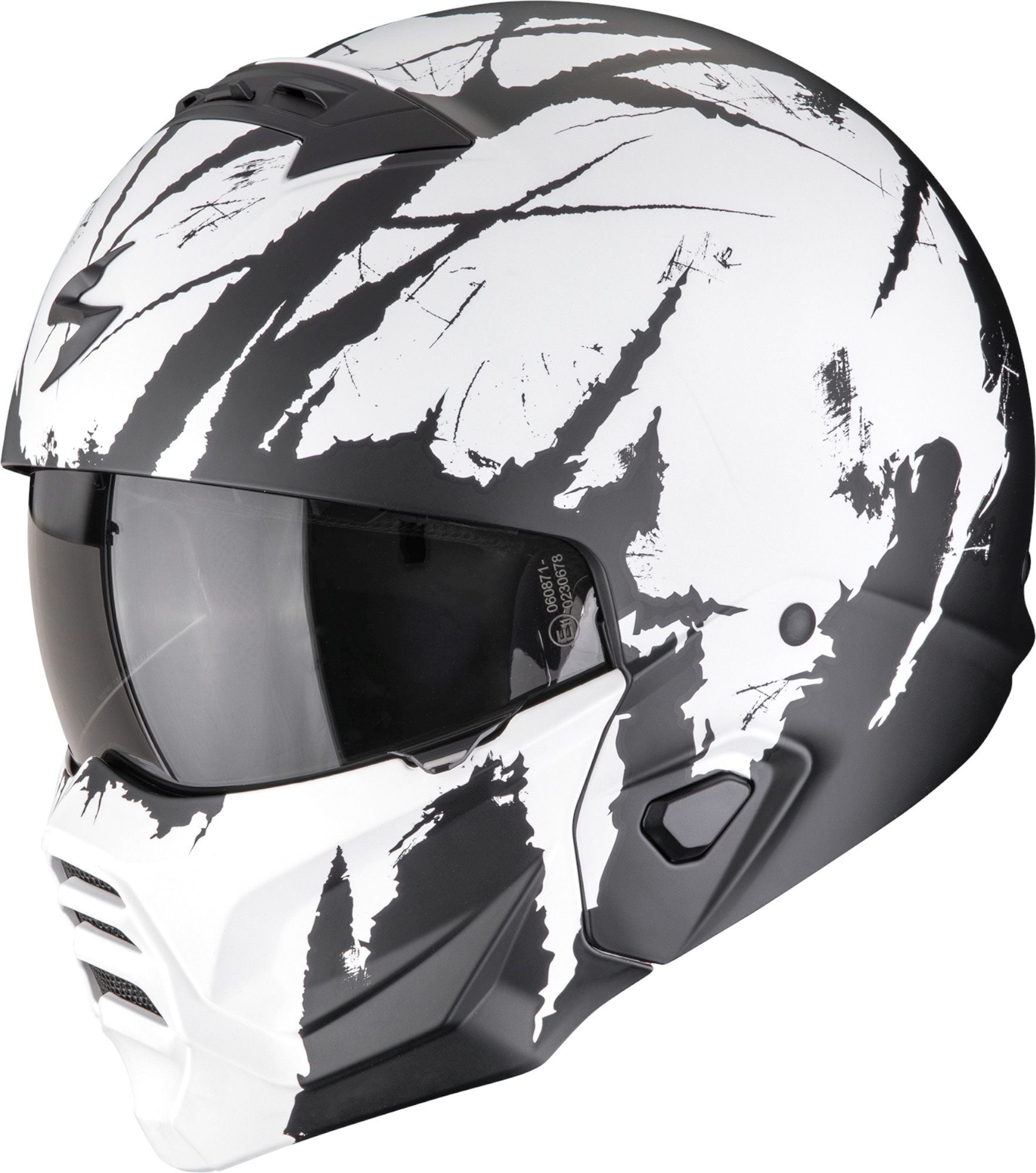 Scorpion EXO Combat II Marauder Open-Face Helmet - Chromeburner