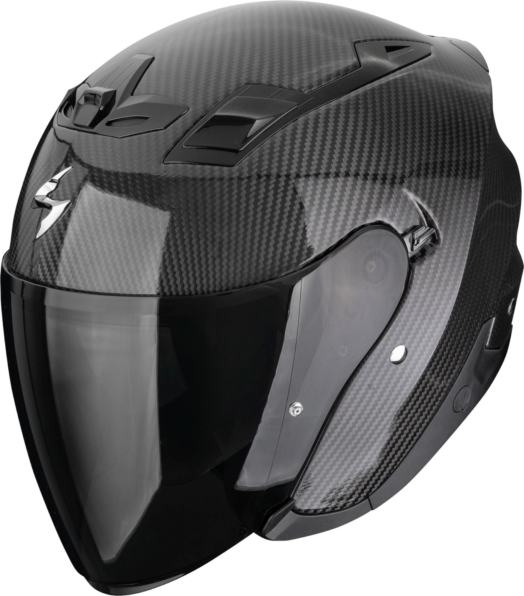 Scorpion EXO-Z1 Carbon Open-Face Helmet - Chromeburner